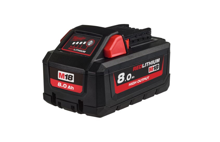 Акумулятор Li-Ion HIGH OUTPUT MILWAUKEE, M18 H8 (8Аг) 4932471070